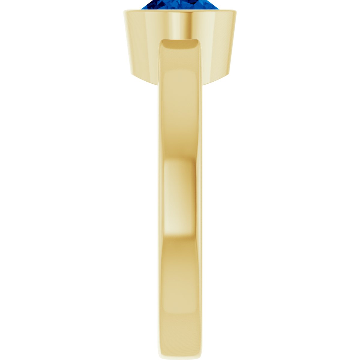 Bezel-Set Solitaire Ring