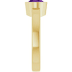 Bezel-Set Solitaire Ring