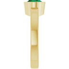 Bezel-Set Solitaire Ring