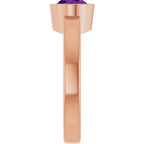 Bezel-Set Solitaire Ring