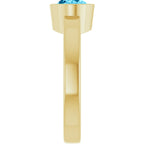 Bezel-Set Solitaire Ring