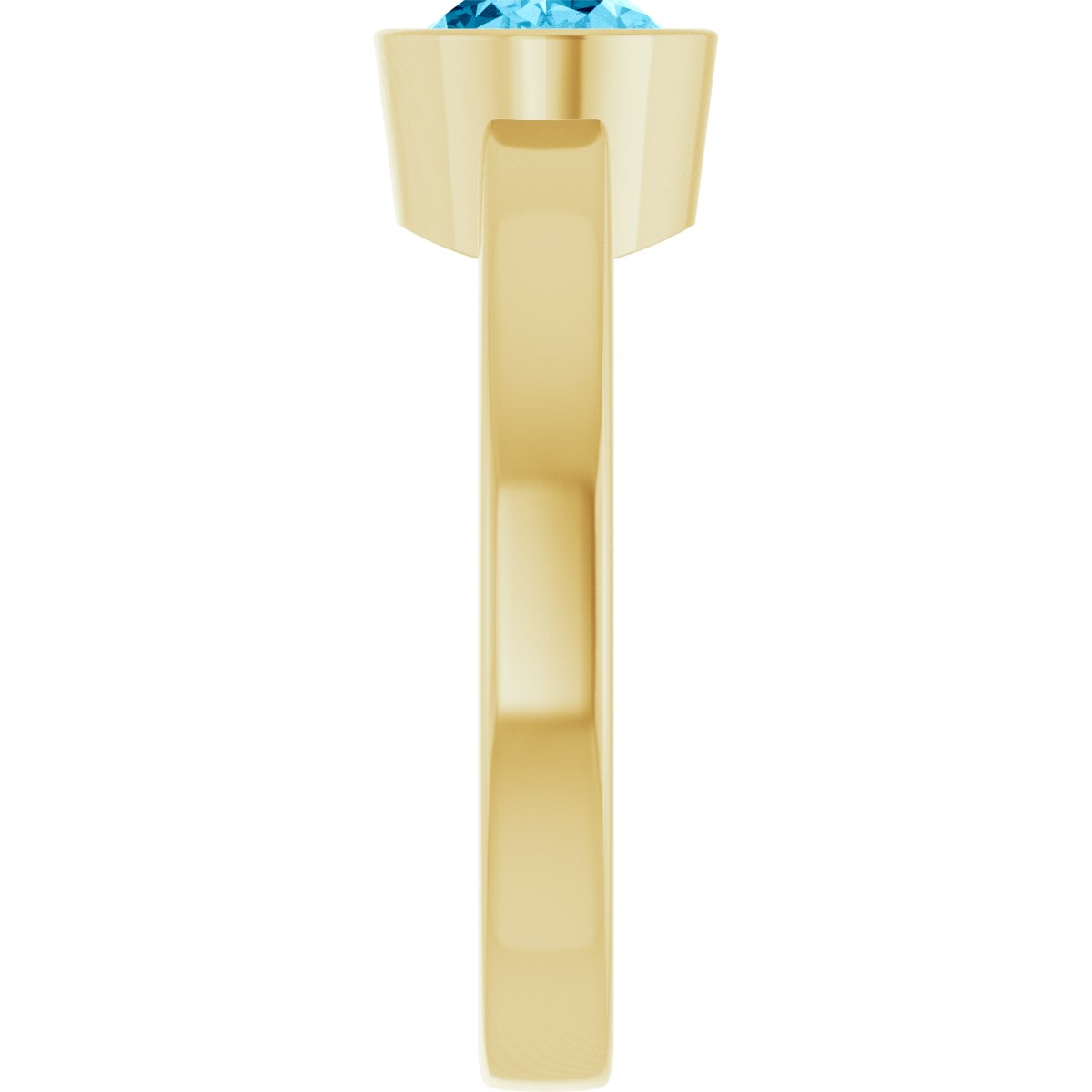 Bezel-Set Solitaire Ring