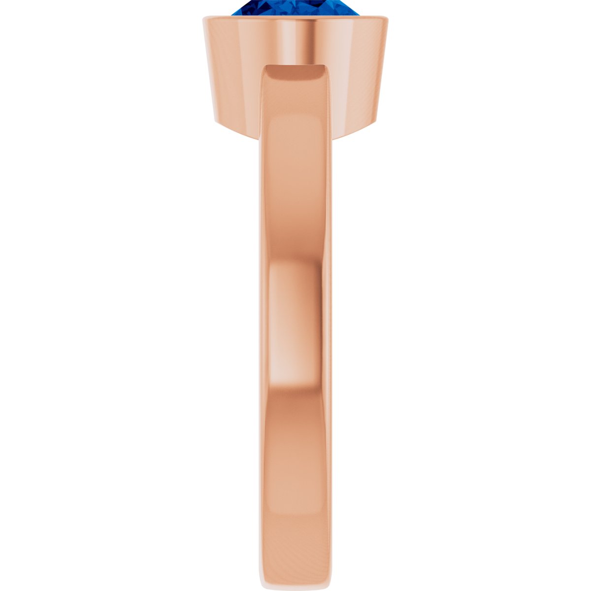 Bezel-Set Solitaire Ring