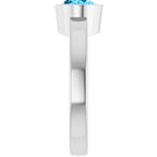 Bezel-Set Solitaire Ring