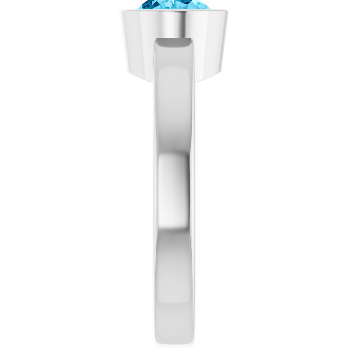 Bezel-Set Solitaire Ring