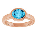 Bezel-Set Solitaire Ring