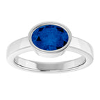 Bezel-Set Solitaire Ring