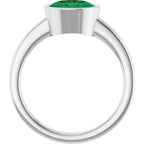 Bezel-Set Solitaire Ring