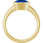 Bezel-Set Solitaire Ring