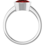 Bezel-Set Solitaire Ring