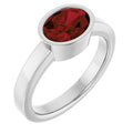 Bezel-Set Solitaire Ring