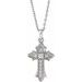 Vintage-Inspired Cross Necklace or Pendant