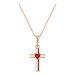 Heart Cross Necklace or Pendant