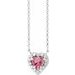 French-Set Solitaire Necklace