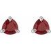 Trillion 3-Prong Claw Earrings
