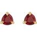 Trillion 3-Prong Claw Earrings