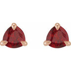 Trillion 3-Prong Claw Earrings
