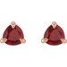 Trillion 3-Prong Claw Earrings
