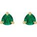 Trillion 3-Prong Claw Earrings