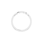 Square V-Prong Side-Stone Peg Shank or Band