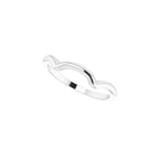 Square V-Prong Side-Stone Peg Shank or Band