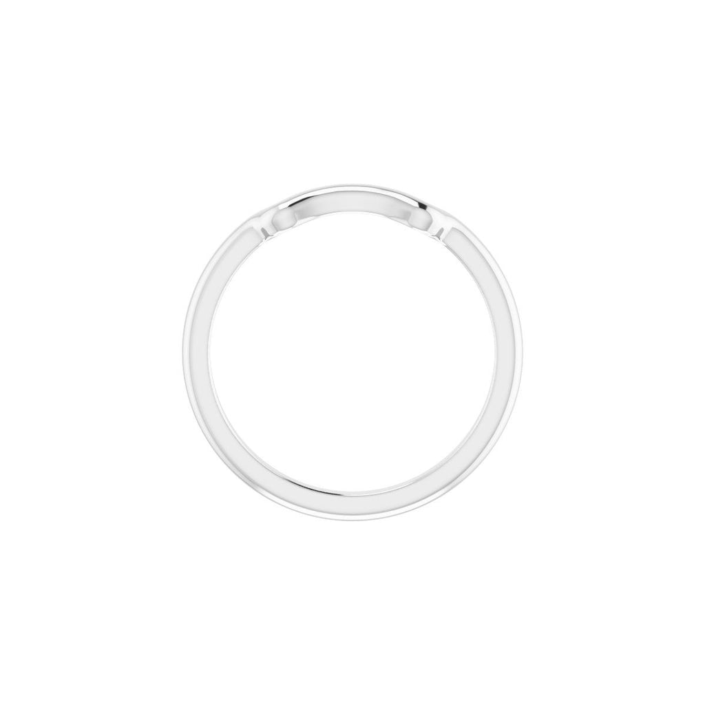 Square V-Prong Side-Stone Peg Shank or Band