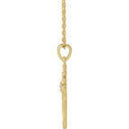 Vintage-Inspired Cross Necklace or Pendant