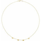 Engravable Family Heart Disc Necklace