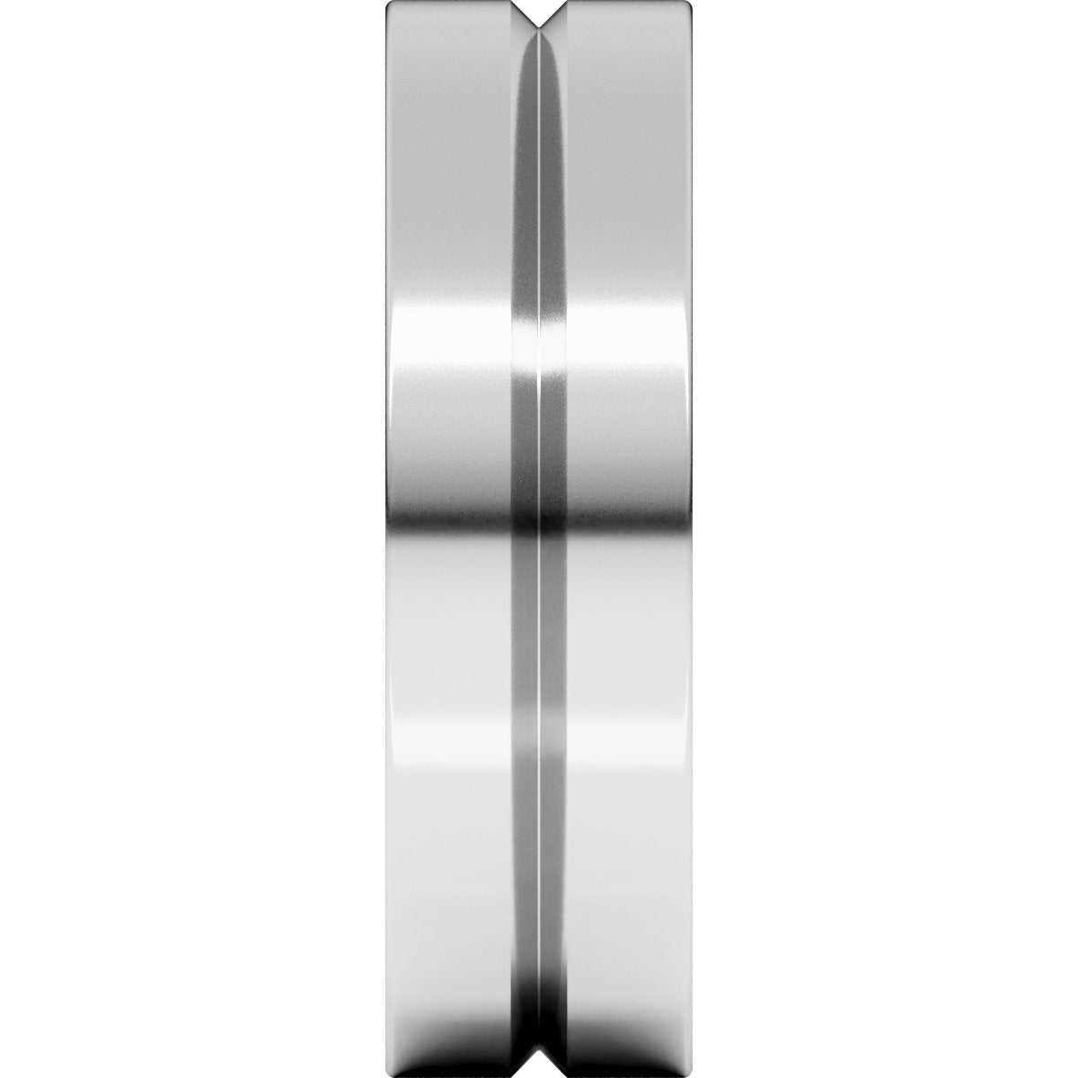 Grooved Comfort-Fit Flat Band