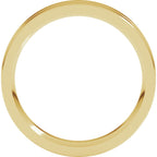 Grooved Comfort-Fit Flat Band