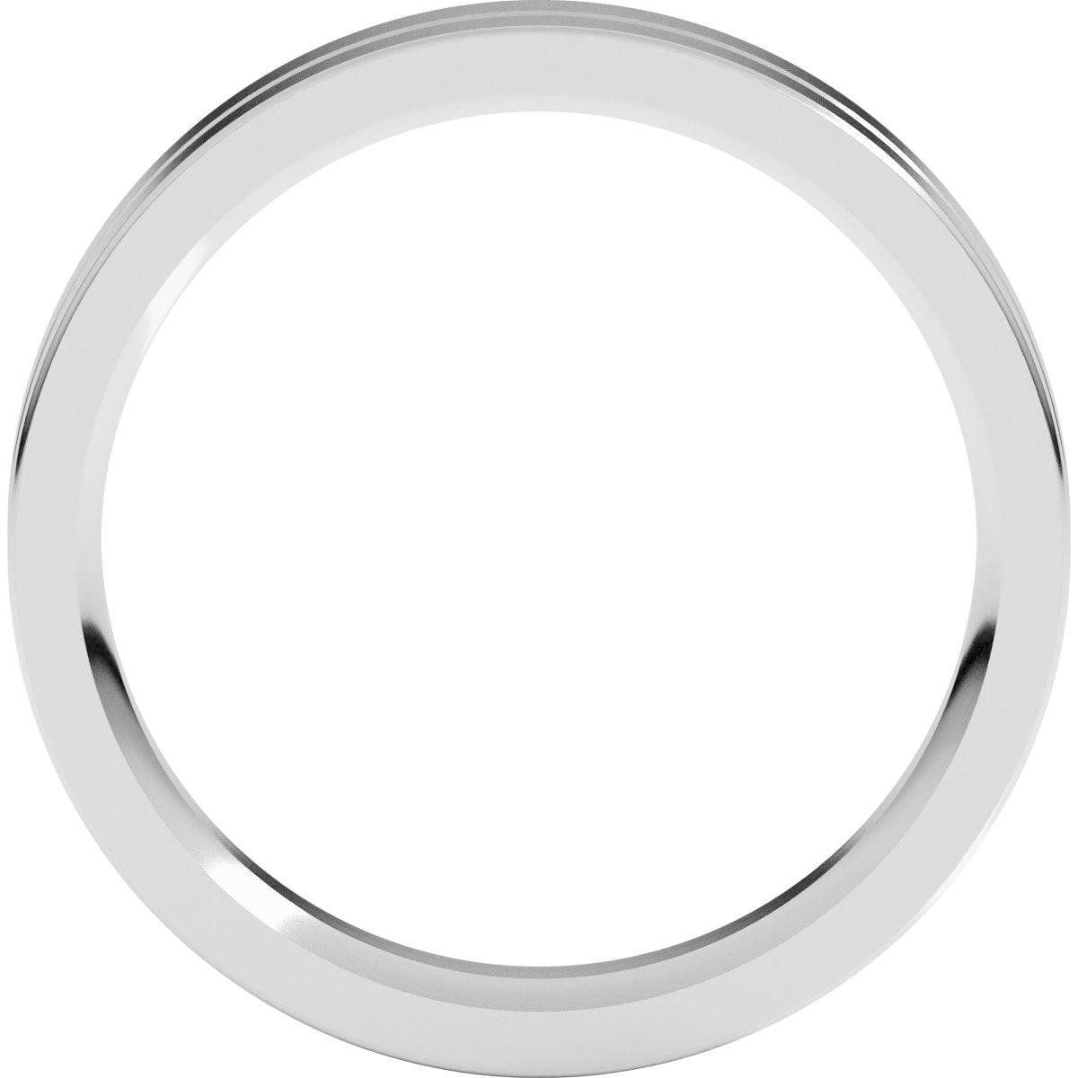 Grooved Comfort-Fit Flat Band