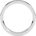 Grooved Comfort-Fit Flat Band