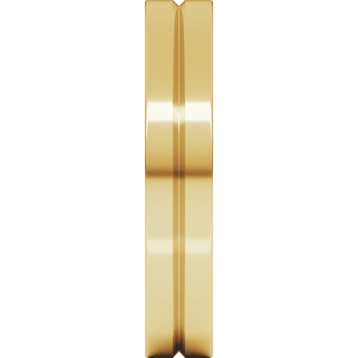 Grooved Comfort-Fit Flat Band