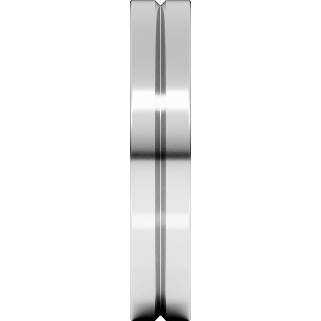 Grooved Comfort-Fit Flat Band