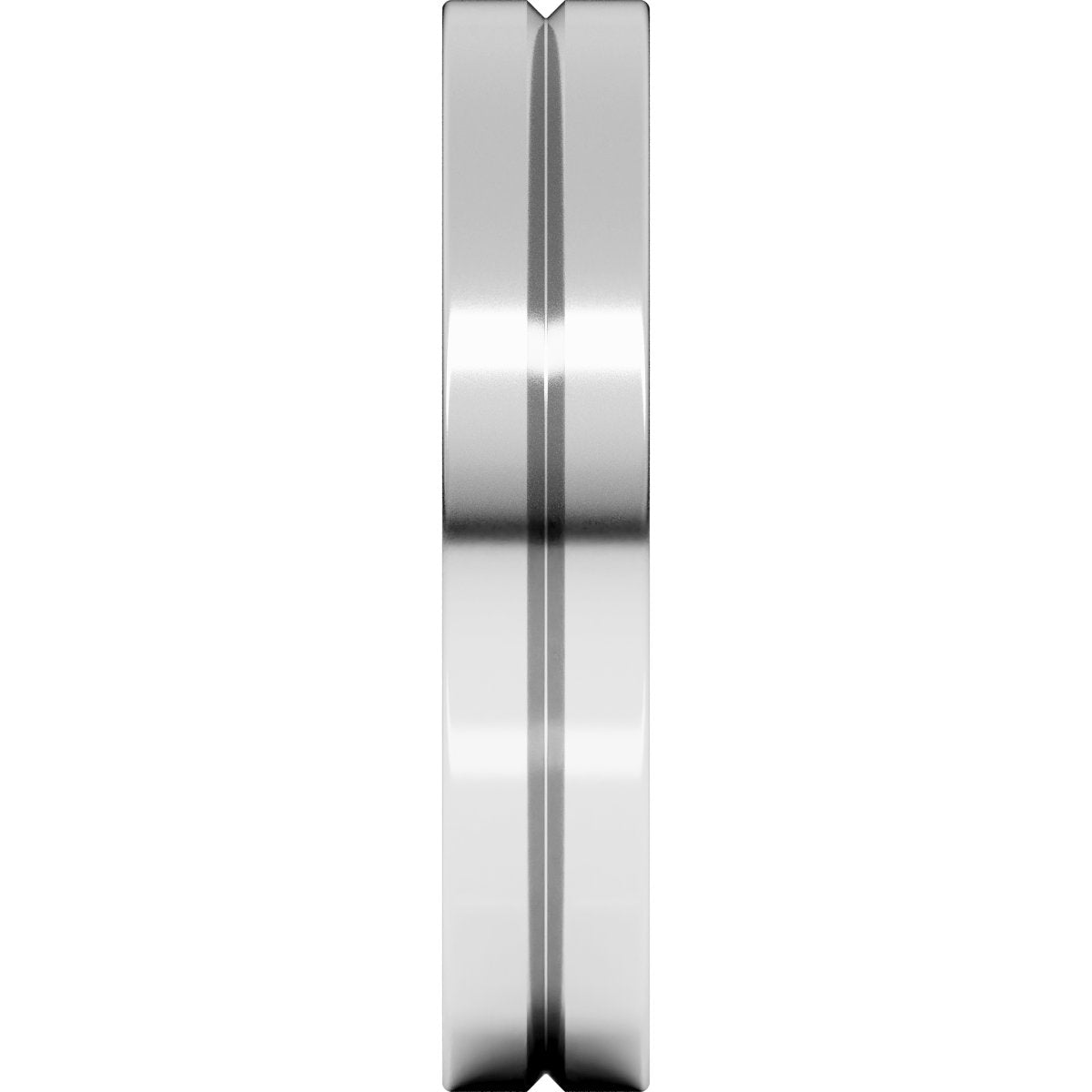 Grooved Comfort-Fit Flat Band