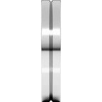 Grooved Comfort-Fit Flat Band