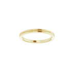 Grooved Comfort-Fit Flat Band