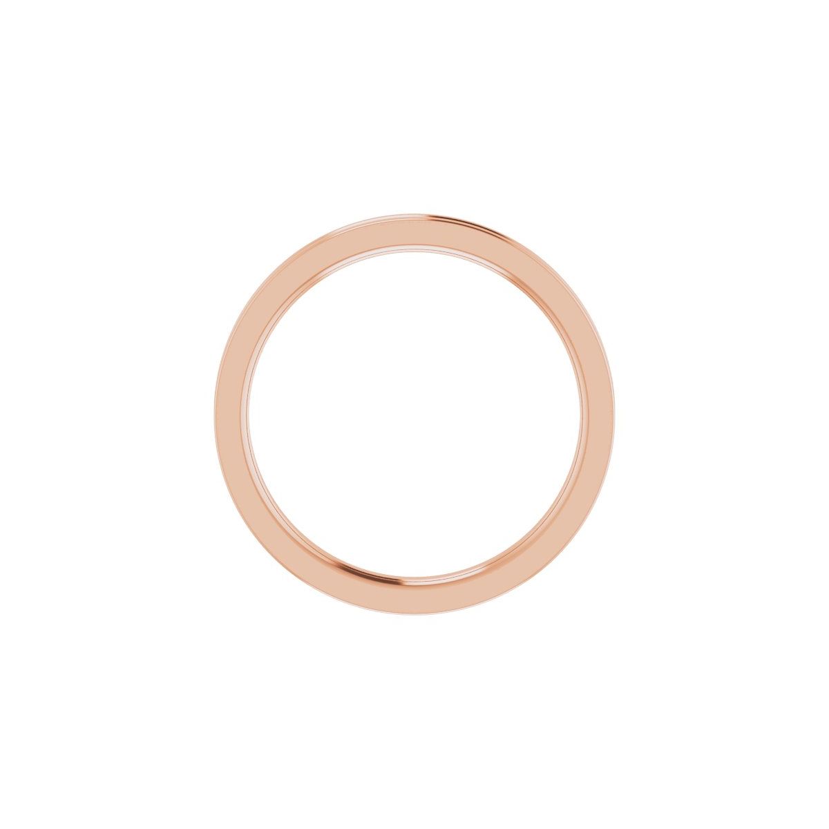Grooved Comfort-Fit Flat Band