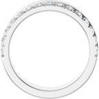 Single Sided Stepped-Edge Anniversary Band