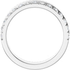 Single Sided Stepped-Edge Anniversary Band