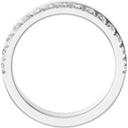 Single Sided Stepped-Edge Anniversary Band