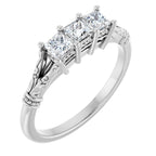 Three-Stone Anniversary Band
