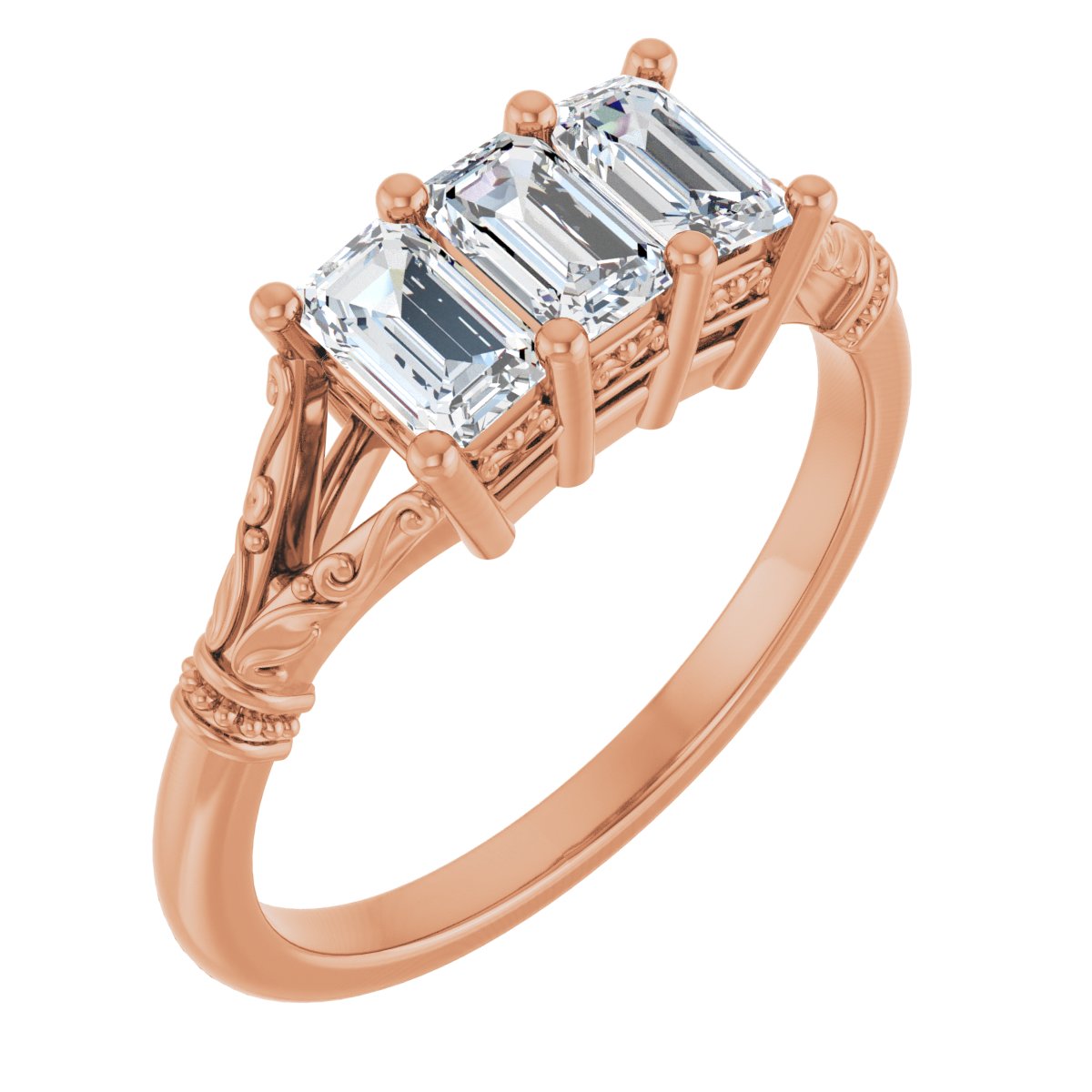 Three-Stone Anniversary Band