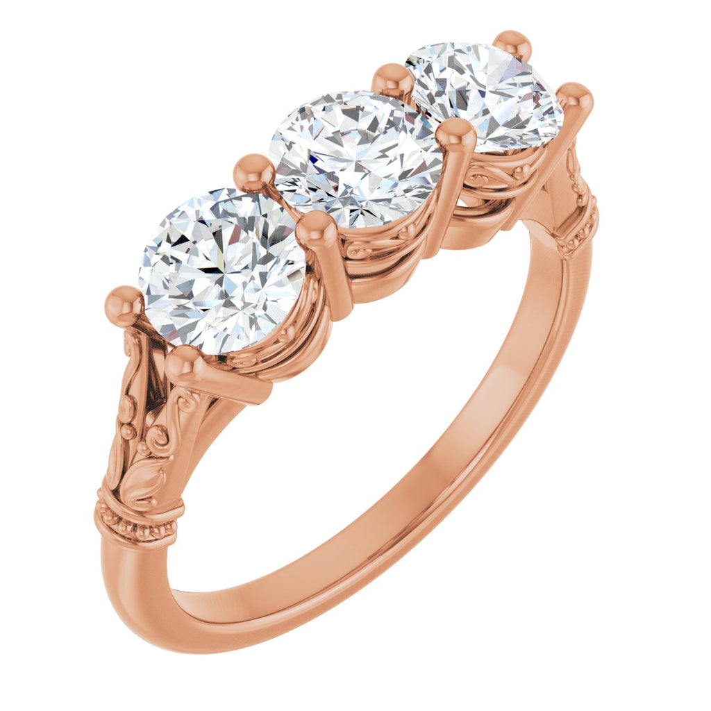 Three-Stone Anniversary Band