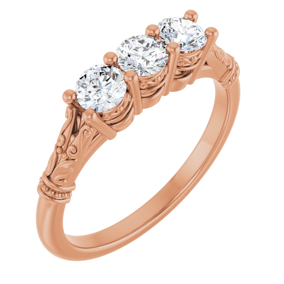 Three-Stone Anniversary Band