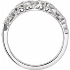 Hand-Applied Milgrain Anniversary Band