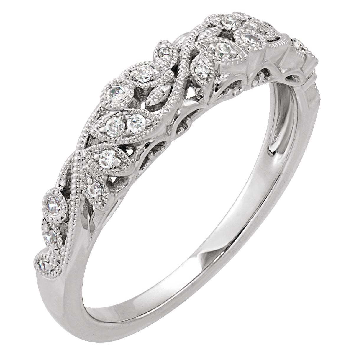 Hand-Applied Milgrain Anniversary Band