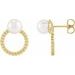 Pearl & Chain Earrings
