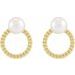 Pearl & Chain Earrings