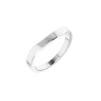 Trapezoid Side-Stone Peg Shank or Band